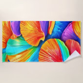 Caleidoscoop van Ocean Shells Strandlaken (Voorkant)