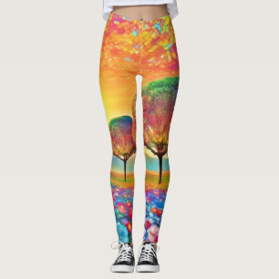 caleidoscoop van Sunset Natuur Leggings