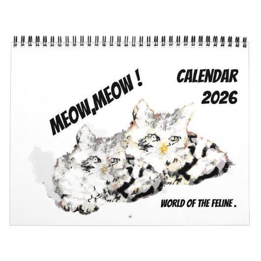 Calendar 2026 : Love of The Feline  Kalender (Hoes)