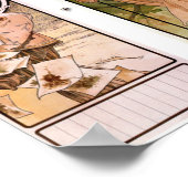 Calendar Champagne - Alphonse Mucha Poster (Hoek)