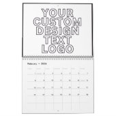 Calendar Custom with Business Logo Personalized Kalender (Feb 2026)