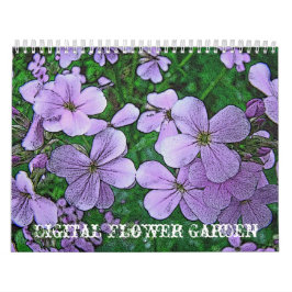 Calendar Digital Flower Garden Kalender