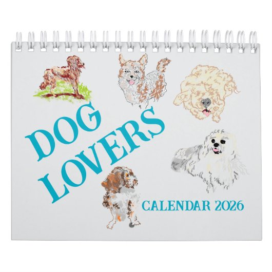 Calendar Dog Lovers 2026 Kalender (Hoes)