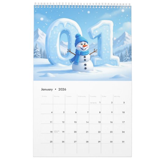 Calendar Kalender (Jan 2026)
