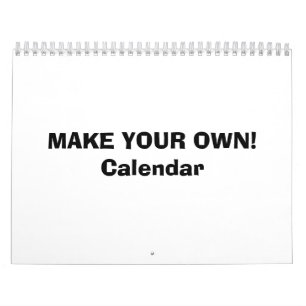 CALENDAR - MAAK JE EIGEN! KALENDER