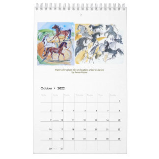 Calendar of Susan Payne Equine Art - 2022 Kalender