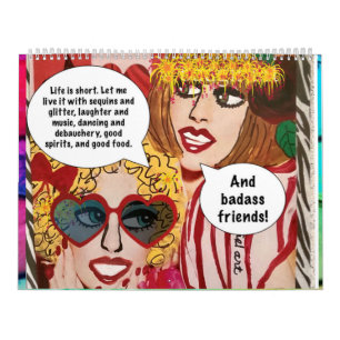 CALENDAR VULLEN MET BAD GIRL ART KALENDER