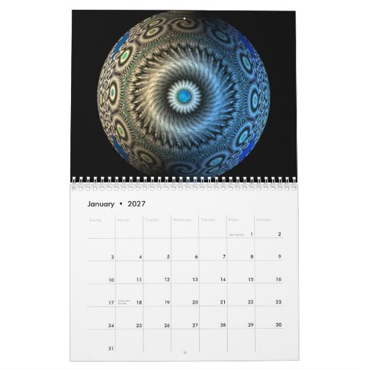 calendario 2011, esferas digital... kalender (Jan 2027)