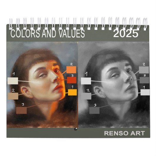 Calendario  Calendar - Renso Art 2025 Kalender (Hoes)