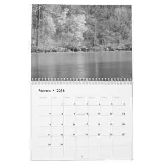 Calendario fotos de naturaleza en blanco y negro kalender