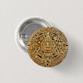 Calendario maya ronde button 3,2 cm (Voorkant /achterkant)