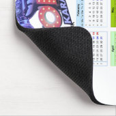 Calender 2026 mousepad. muismat (Hoek)
