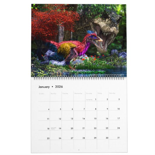 Calendrier (Jan 2026)