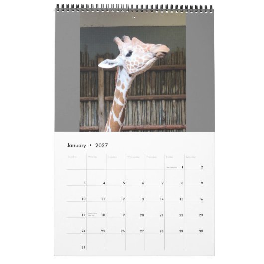 Calendrier (Jan 2027)