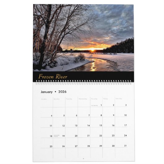 Calendrier (Jan 2026)