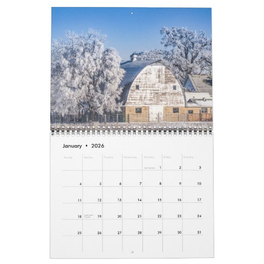 Calendrier (Jan 2026)