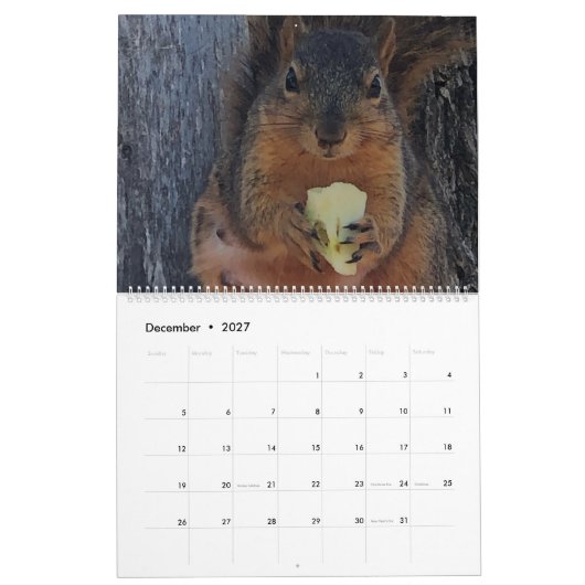 Calendrier (Dec 2027)