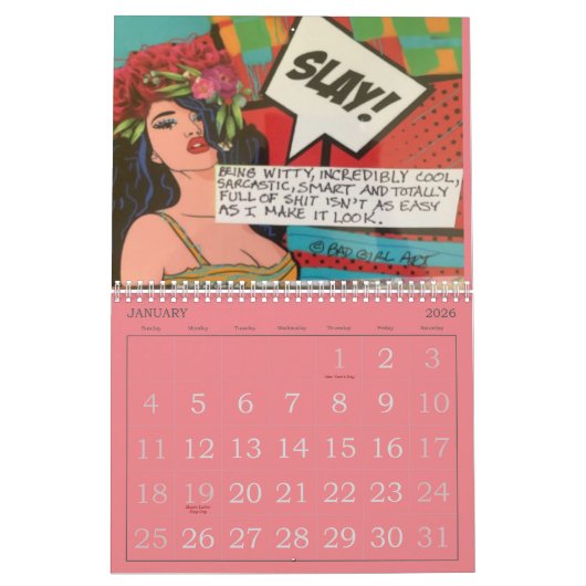 Calendrier (Jan 2026)