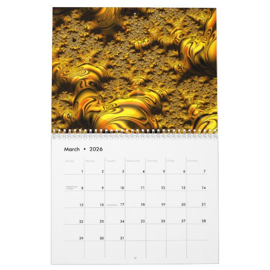 Calendrier (Mar 2026)