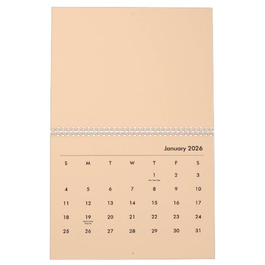 Calendrier (Jan 2026)