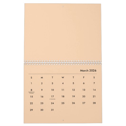 Calendrier (Mar 2026)