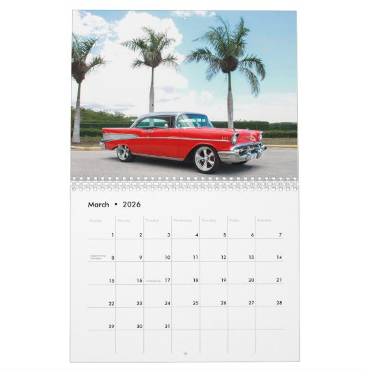 Calendrier (Mar 2026)