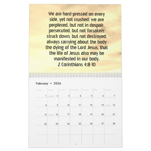 Calendrier (Feb 2026)