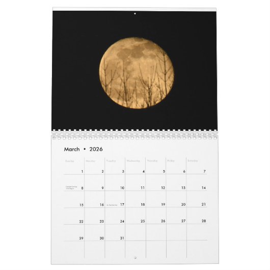 Calendrier (Mar 2026)