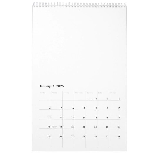 Calendrier (Jan 2026)