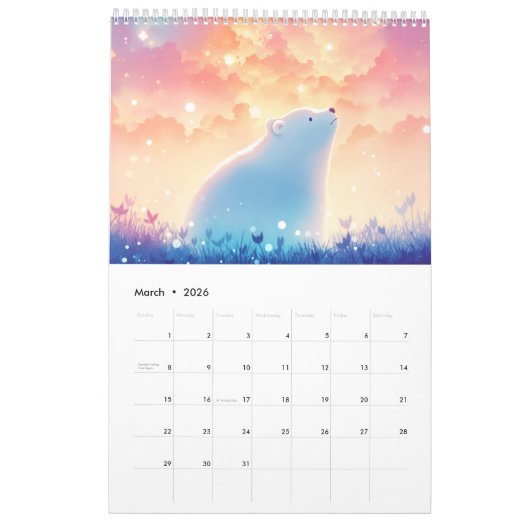 Calendrier (Mar 2026)