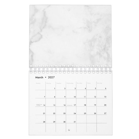 CALENDRIER (Mar 2027)