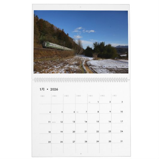 CALENDRIER 奥武鉄道カレンダー2022 (Jan 2026)