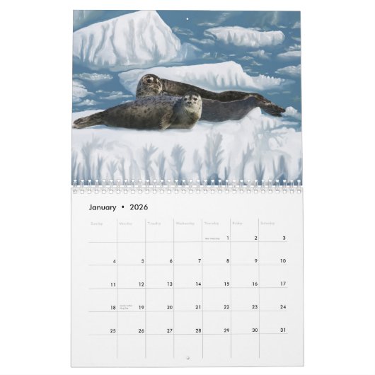 Calendrier 035, AlaskaArt par David Wagner (Jan 2026)