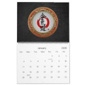Calendrier [100] Calligraphie japonaise - Aikido (Jan 2026)