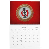 Calendrier [100] Calligraphie japonaise - Bushido (Mar 2026)