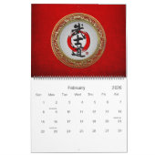 Calendrier [100] Calligraphie japonaise - Bushido (Feb 2026)