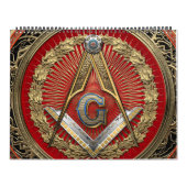 Calendrier [100] Master Mason - Carré Or & Compass (Protection)