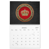 Calendrier [100] Prince-Princesse King-Queen Crown [Or] (Jan 2027)