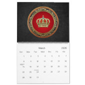 Calendrier [100] Prince-Princesse King-Queen Crown [Or] (Mar 2026)