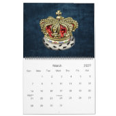 Calendrier [100] Prince-Princesse King-Queen Royal Crown (Mar 2027)