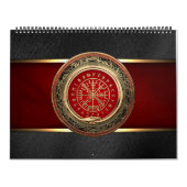 Calendrier [100] Vegvisir - Viking Gold Magic Runic Compass (Protection)