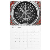 Calendrier [100] Vegvisir - Viking Silver Magic Runic Compass (Feb 2026)