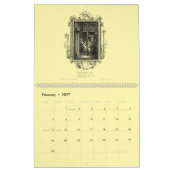 Calendrier 12 Baroque Rococo vers 1766 Impressions de calendr (Feb 2027)