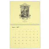 Calendrier 12 Baroque Rococo vers 1766 Impressions de calendr (Mar 2027)