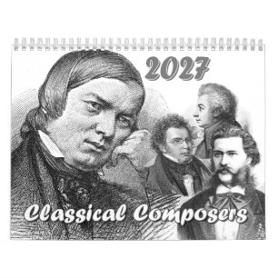 Calendrier 12 Compositeurs / 12 Combinaisons, 2026