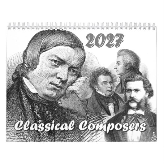 Calendrier 12 Compositeurs / 12 Combinaisons, 2026 (Protection)