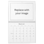 Calendrier 12 mois 12 images Logo professionnel (Mar 2027)