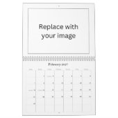 Calendrier 12 mois 12 images Logo professionnel (Feb 2027)