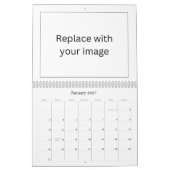 Calendrier 12 mois 12 images Logo professionnel (Jan 2027)