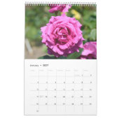Calendrier 12 mois Beaux Roses (Jan 2027)